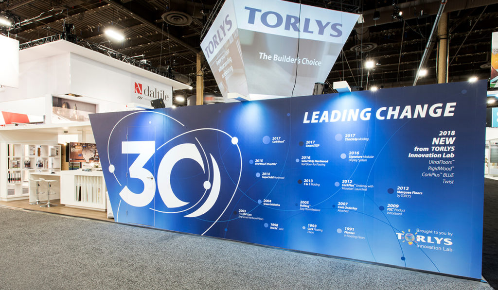 TORLYS Print Booth Signage