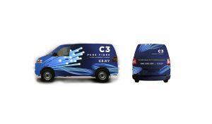 C3 Pure Fibre van wrap designs