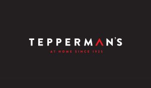 Tepperman's Lettermark on black background